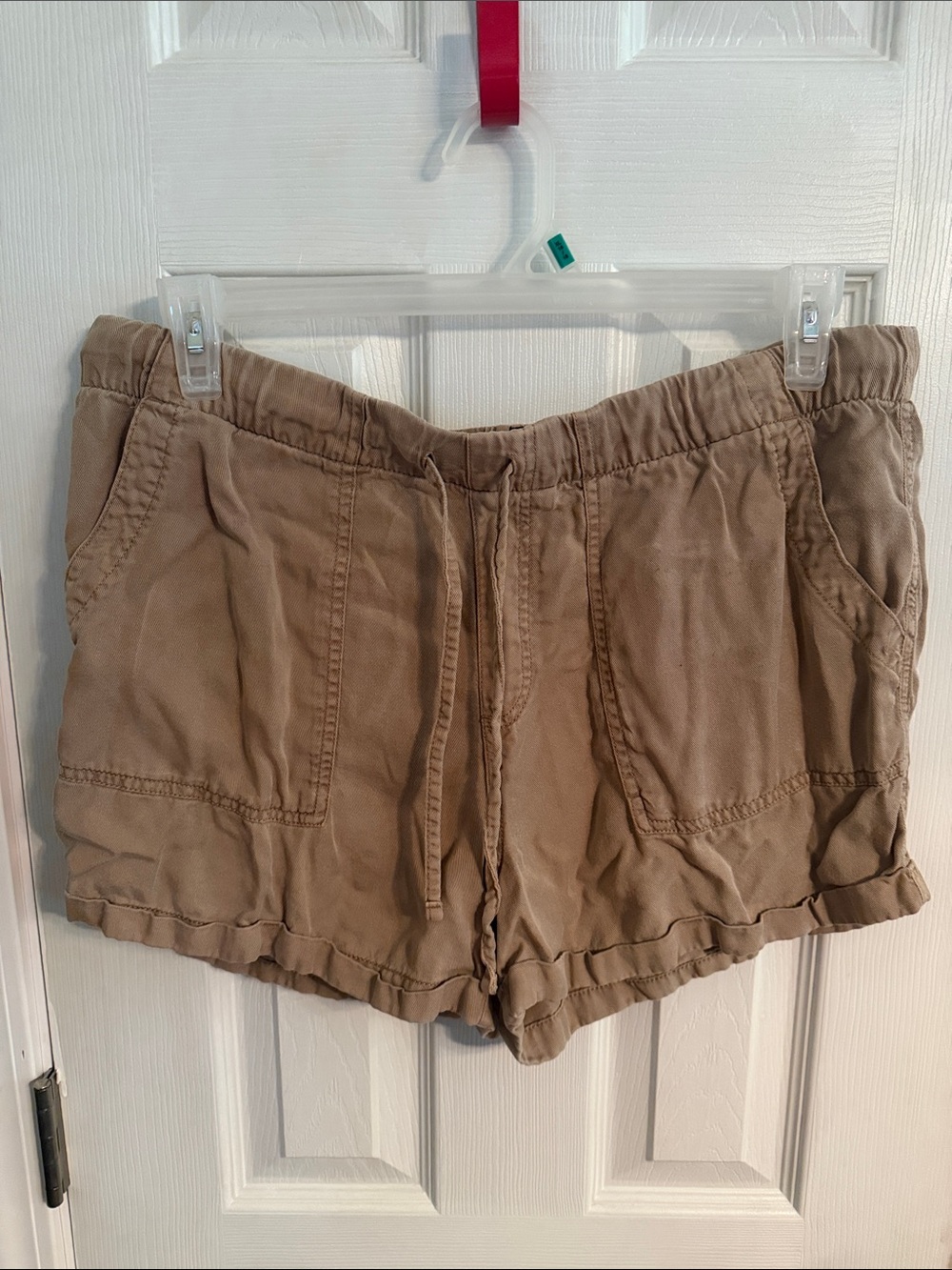 Gap Women's Casual Drawstring Shorts - Khaki, size L